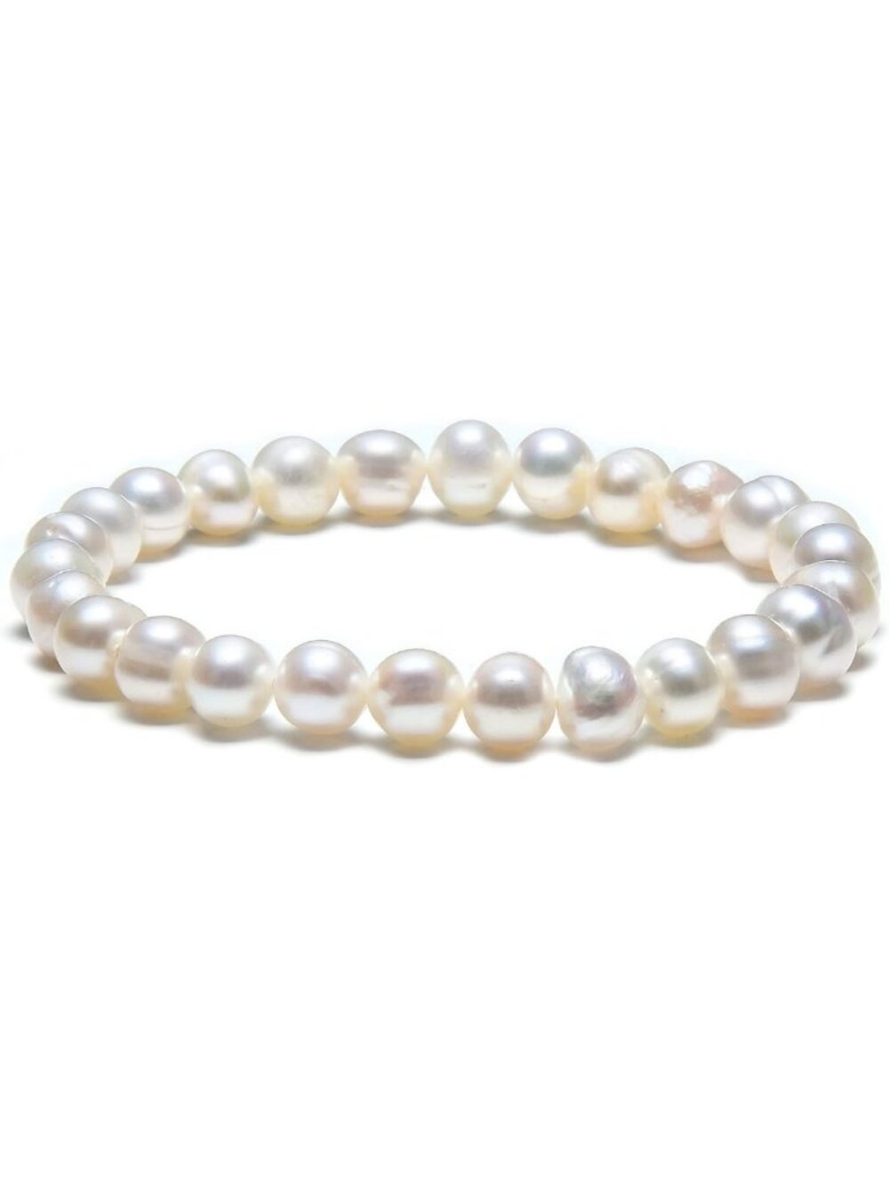 Multicolored Cultured Freshwater Pearl Stretch Bracelet for Women - Jewelry Gift